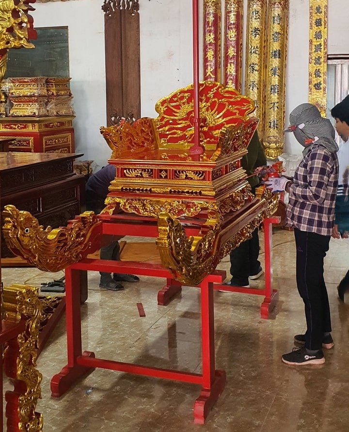 Kiệu Song Hành - Kiệu Thờ Long Đình – Đồ thờ tượng phật Nguyễn Tuấn